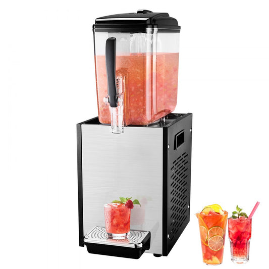 LYJ12LX1 - 12L VEVOR Cold Juice Dispenser with Fruit Pulp Feature
