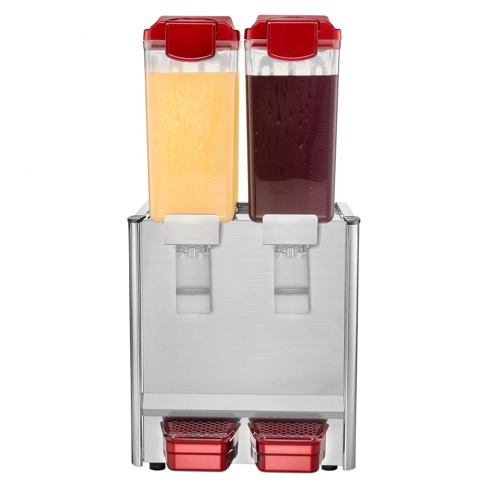LYJ10LX2 - 10L Dual Tank Beverage Dispenser with 360° Mixing Blade