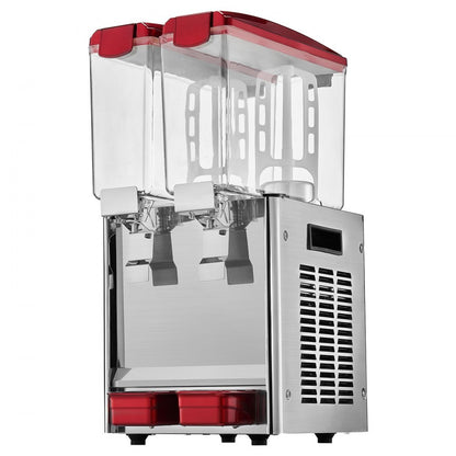 LYJ10LX2 - 10L Dual Tank Beverage Dispenser with 360° Mixing Blade