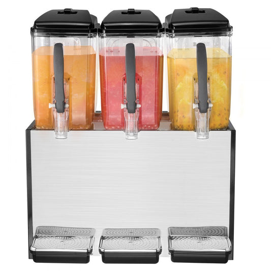 LYJ12LX3 - 12L Triple Tank Drink Dispenser for Cold Juices & Mixes