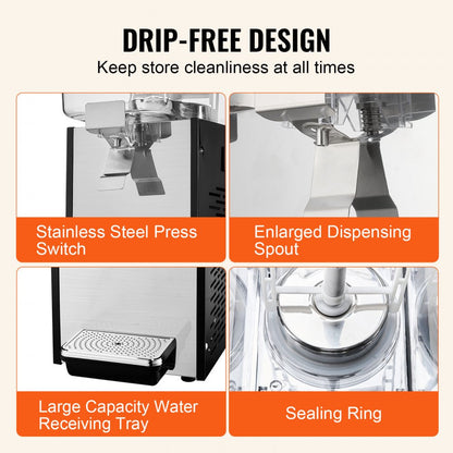 LYJ18LX1 - 18L VEVOR Beverage Dispenser with 360° Mixing Blade