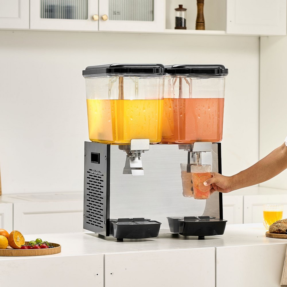 LYJ18LX2 - 18L VEVOR Cold Beverage Dispenser with Dual Tanks