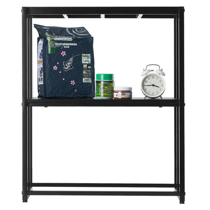 GSSU-FTS011 - 20-Gallon VEVOR Steel Aquarium Stand with 2-Tier Storage