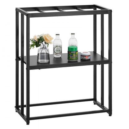 GSSU-FTS011 - 20-Gallon VEVOR Steel Aquarium Stand with 2-Tier Storage