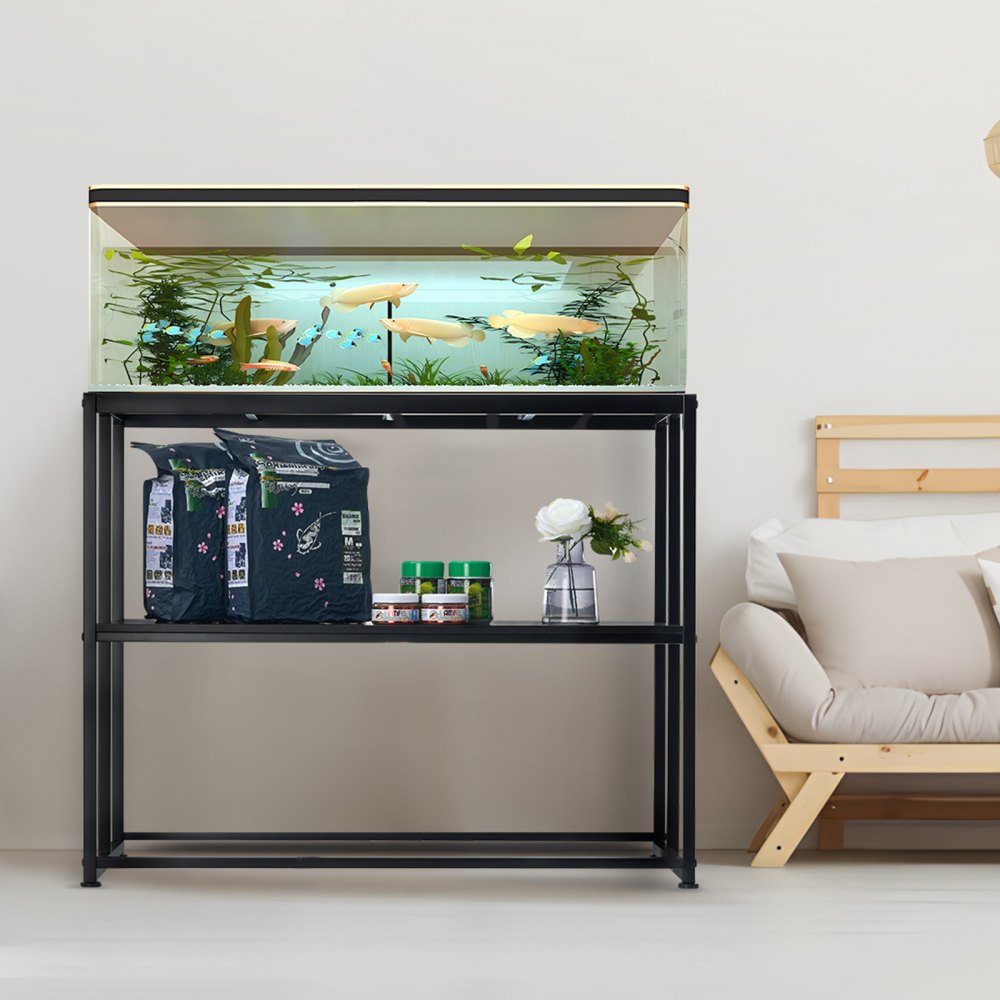 GSSU-FTS012 - 40 Gallon VEVOR Steel Aquarium Stand with 2-Tier Storage