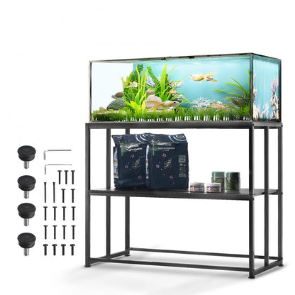 GSSU-FTS012 - 40 Gallon VEVOR Steel Aquarium Stand with 2-Tier Storage
