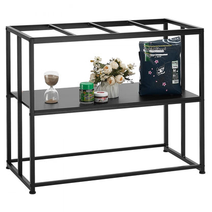 GSSU-FTS012 - 40 Gallon VEVOR Steel Aquarium Stand with 2-Tier Storage