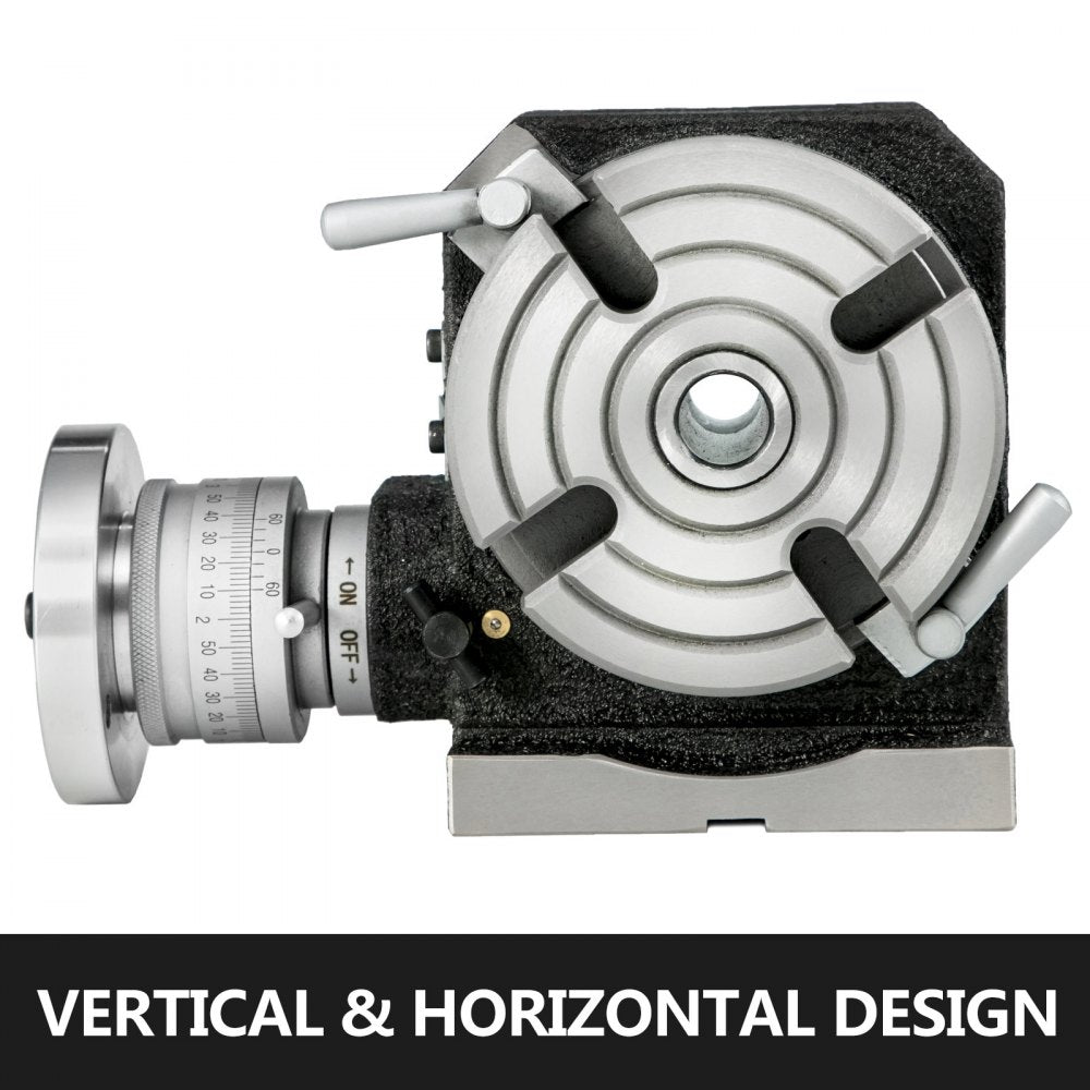 010367490221 - 4-Inch VEVOR Rotary Milling Table for Vertical & Horizontal Use