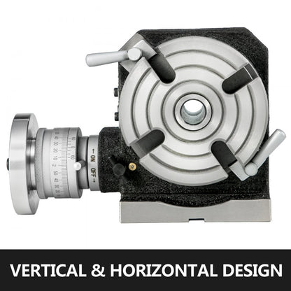 010367490221 - 4-Inch VEVOR Rotary Milling Table for Vertical & Horizontal Use