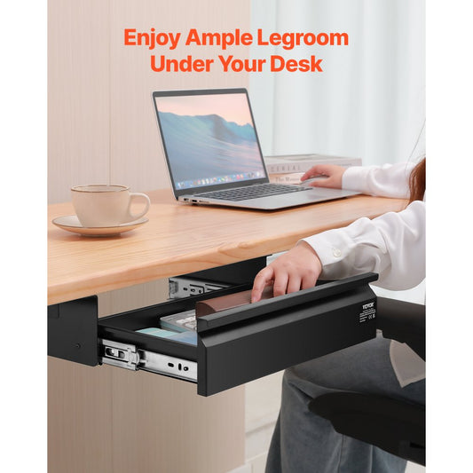 CT-4 - 16-inch Metal Under Desk Organizer with Cable Management