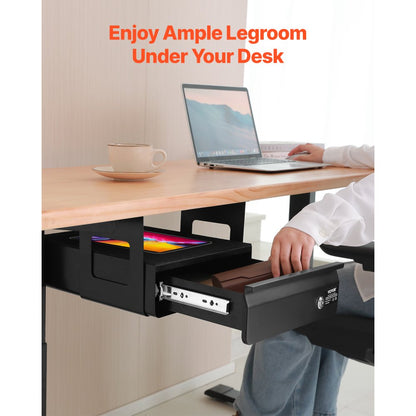 CT-2 - 13-Inch Lockable Steel Drawer Organizer for Home & Office