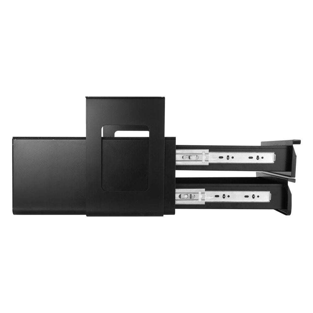 CT-3 - 2 Lockable Drawers Under-Desk Organizer with Steel Structure