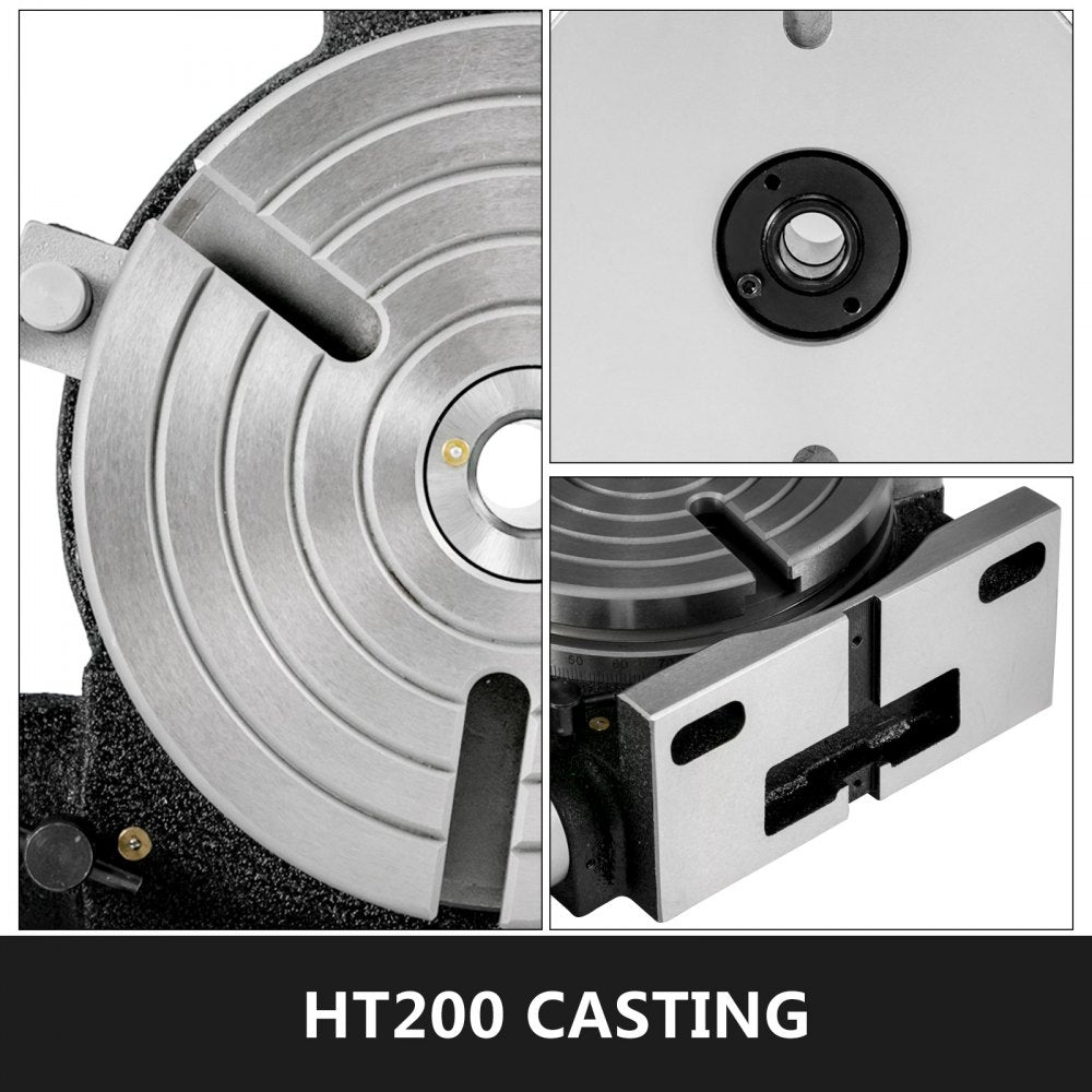 010769683652 - 8" VEVOR Rotary Table for Precision Milling & Boring