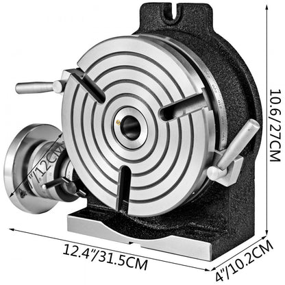010769683652 - 8" VEVOR Rotary Table for Precision Milling & Boring