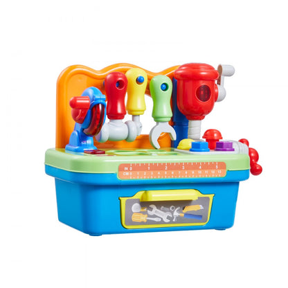 500-1 - Sturdy Toddler Workbench with Lights, Sounds & Tools