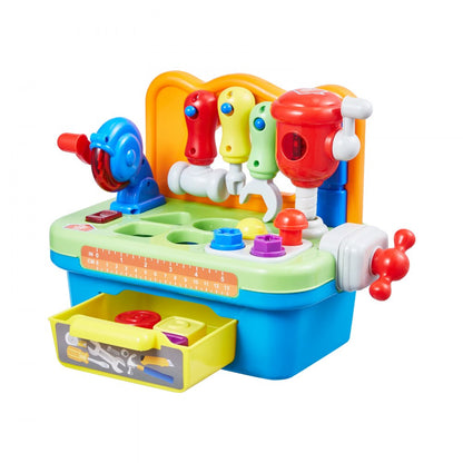 500-1 - Sturdy Toddler Workbench with Lights, Sounds & Tools