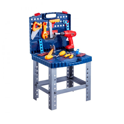 661-74 - 28.4" Kids Workbench with Realistic Tools & 56 Accessories