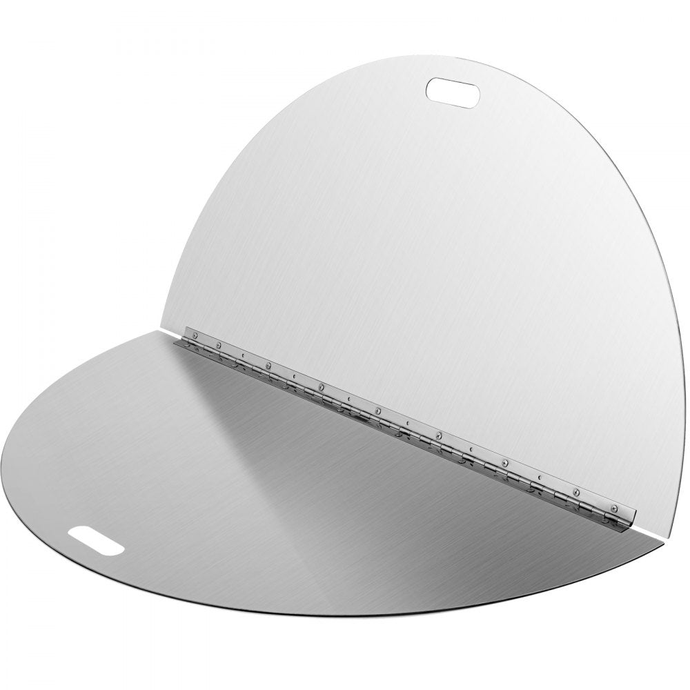 010690241516 - Durable 40" Stainless Steel Fire Pit Cover with Handle