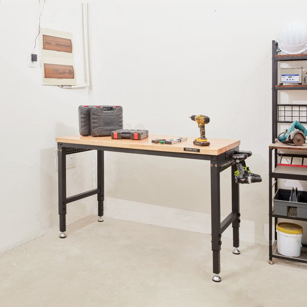 SHFGM4824 - 48" Adjustable Workbench with Wheels & Power Outlets