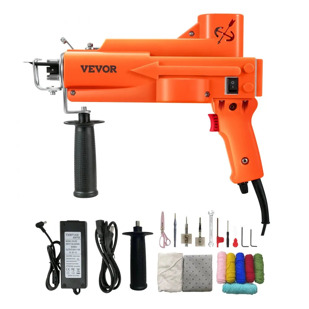 GR-3 - VEVOR 2-in-1 Electric Carpet Tufting Machine for DIY Rugs