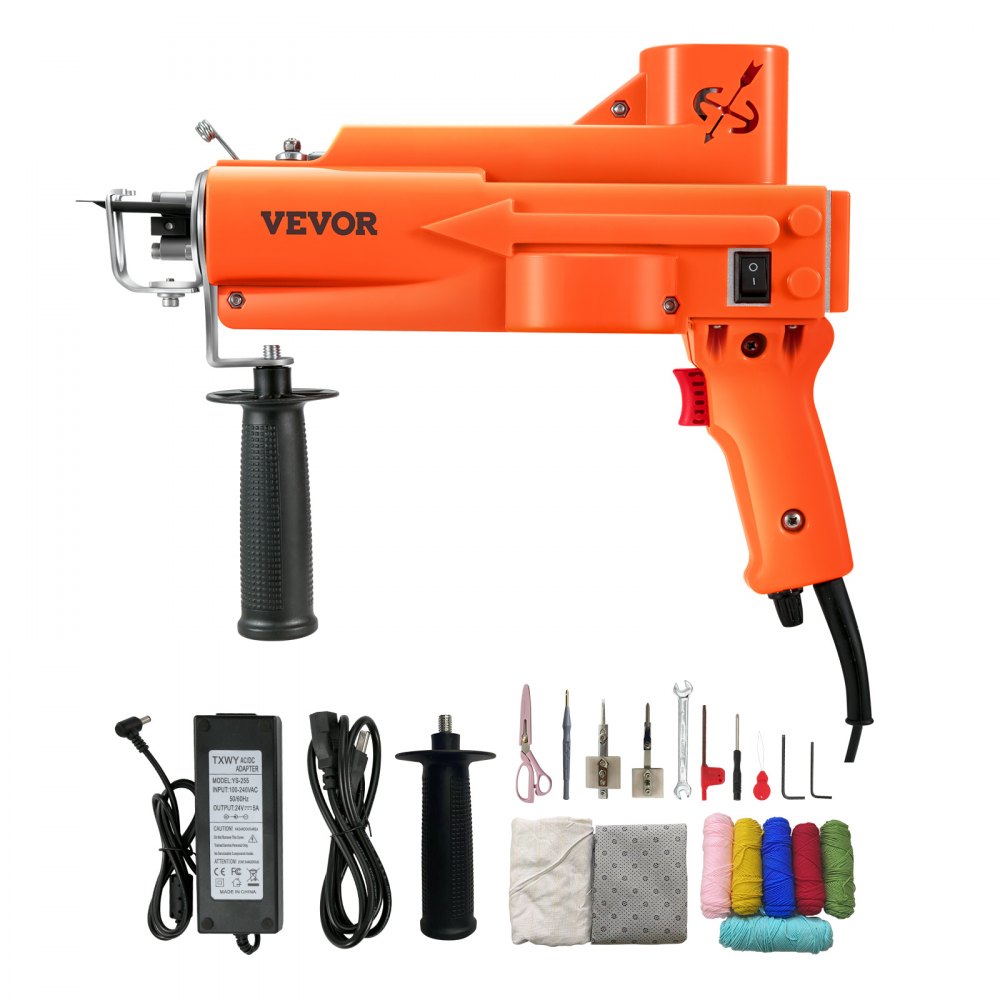 GR-3 - VEVOR 2-in-1 Electric Carpet Tufting Machine for DIY Rugs