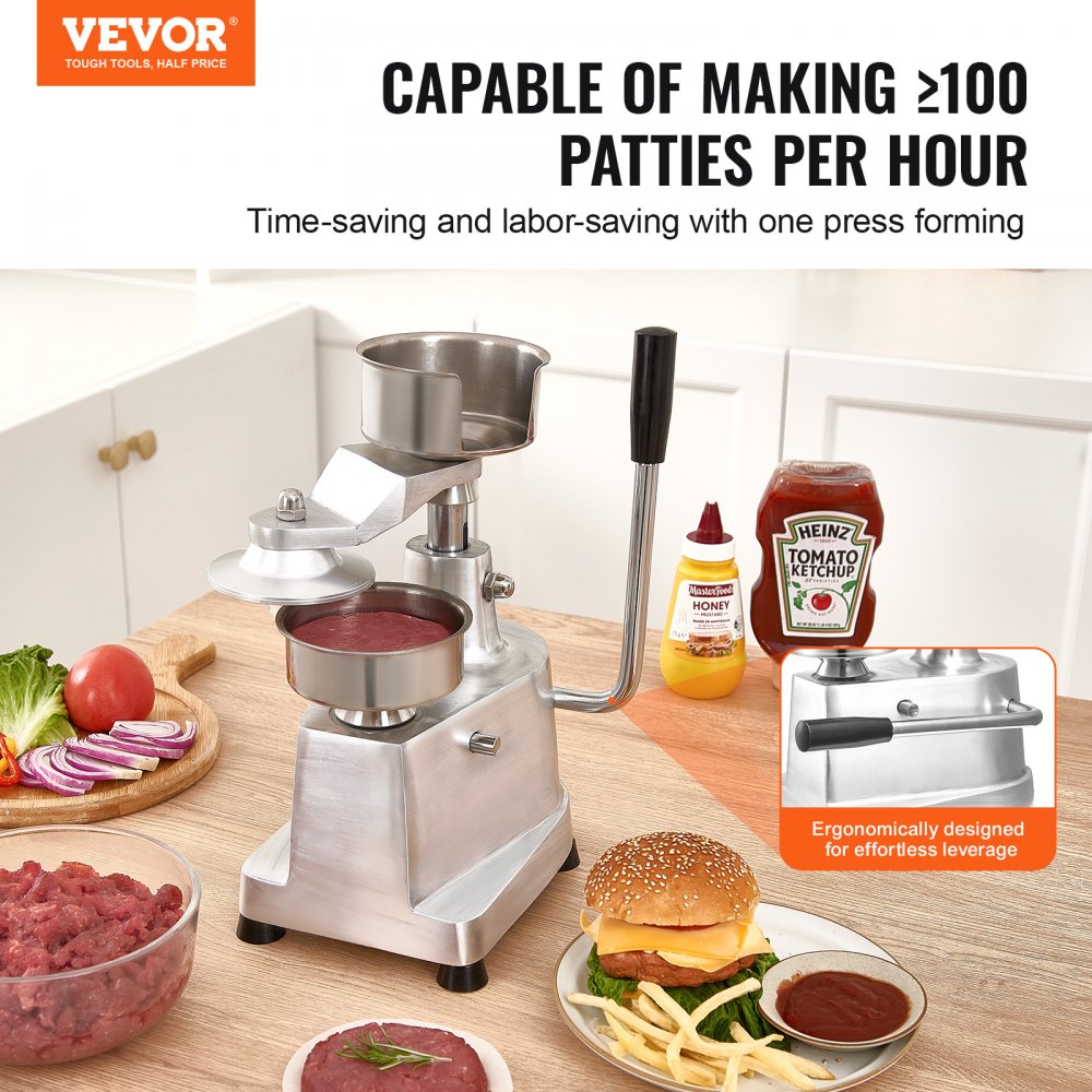 JKH-100 - Heavy-Duty Patty Maker for High-Volume Production