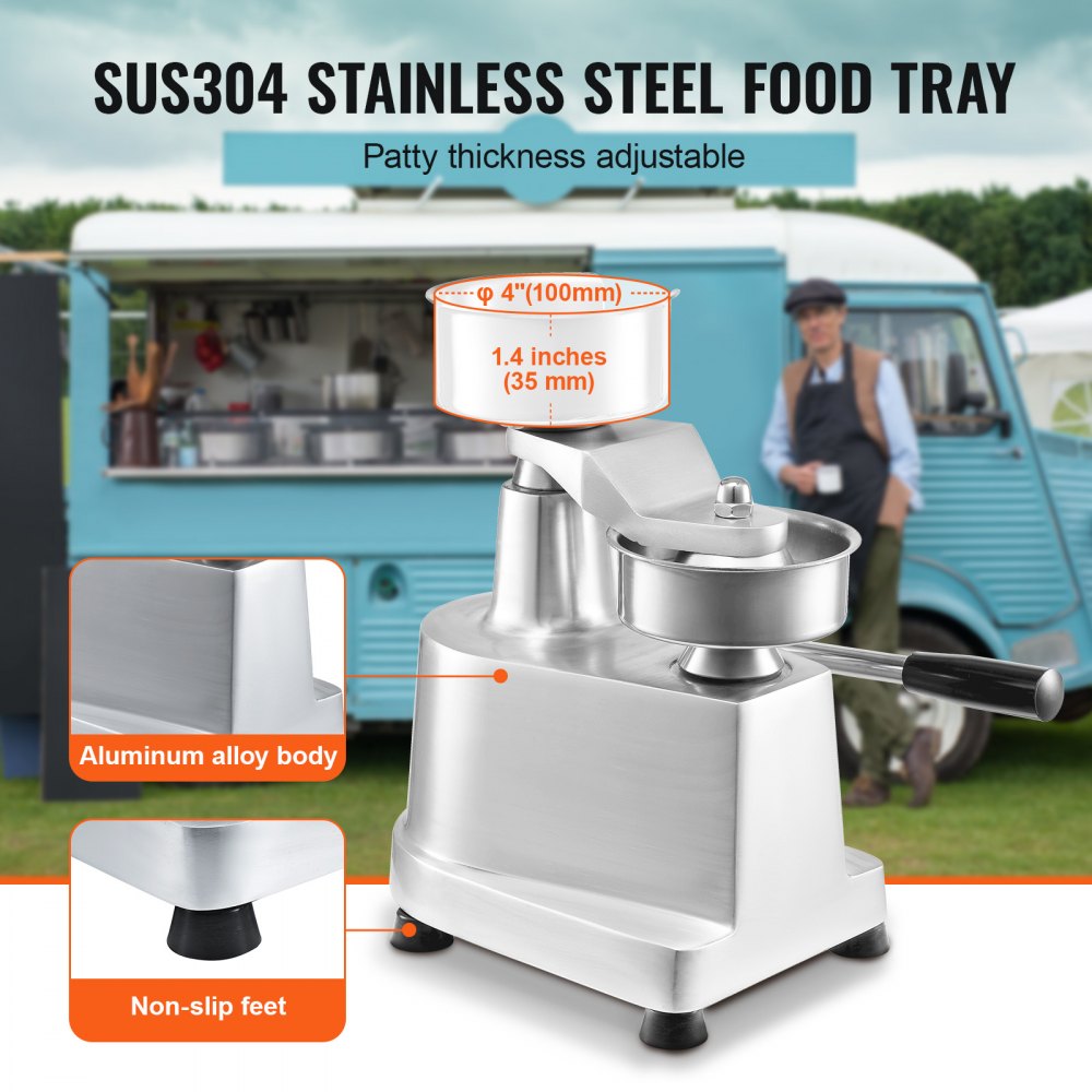 JKH-100 - Heavy-Duty Patty Maker for High-Volume Production