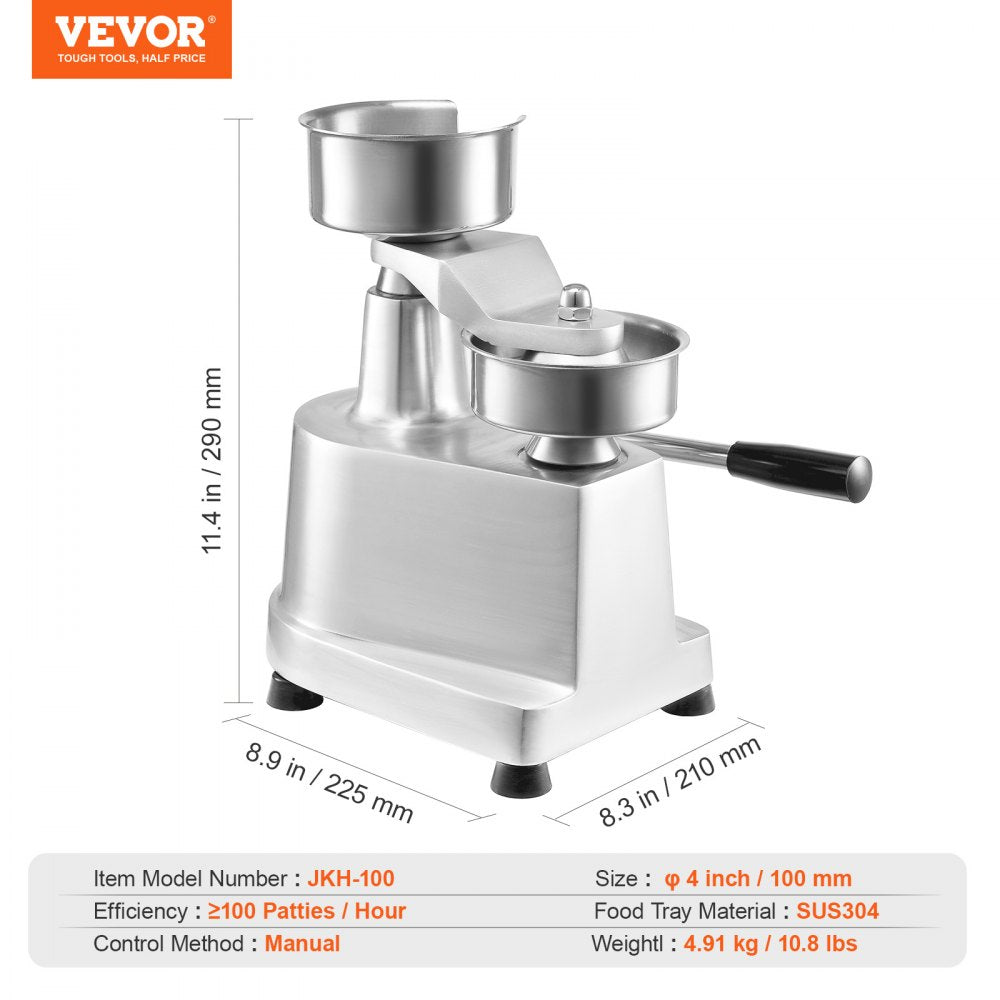 JKH-100 - Heavy-Duty Patty Maker for High-Volume Production