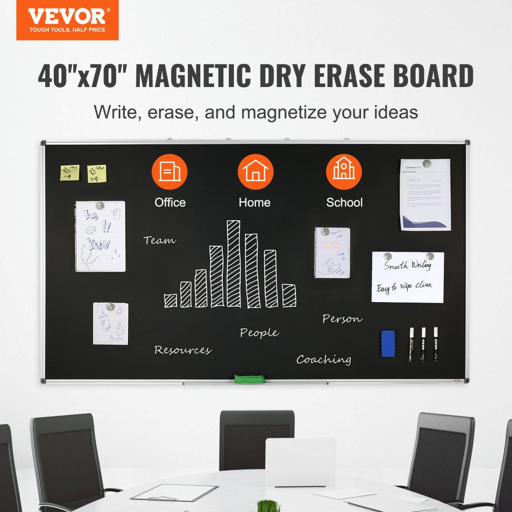A01B-100175 - 70 x 40 Inch VEVOR Blackboard for Classrooms & Offices