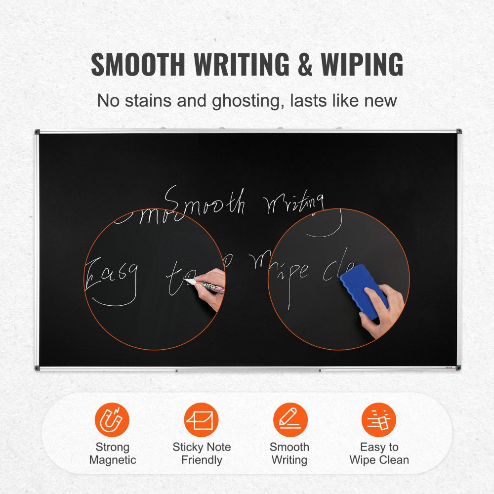 A01B-100175 - 70 x 40 Inch VEVOR Blackboard for Classrooms & Offices