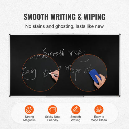 A01B-100175 - 70 x 40 Inch VEVOR Blackboard for Classrooms & Offices