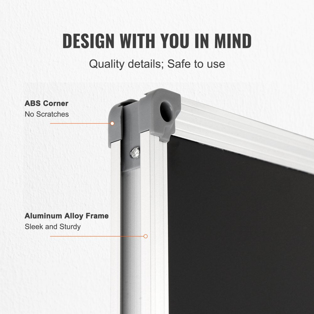 A01B-100175 - 70 x 40 Inch VEVOR Blackboard for Classrooms & Offices