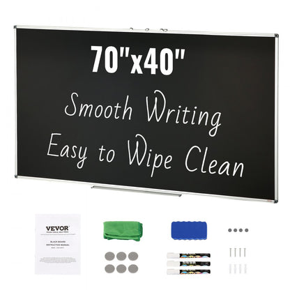 A01B-100175 - 70 x 40 Inch VEVOR Blackboard for Classrooms & Offices