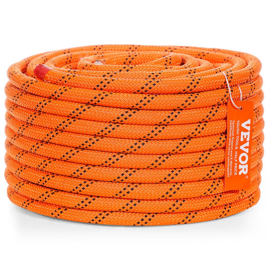 JLDL-12-36 - 1/2" x 120' Double Braided Polyester Rope, 8000 lbs Strength
