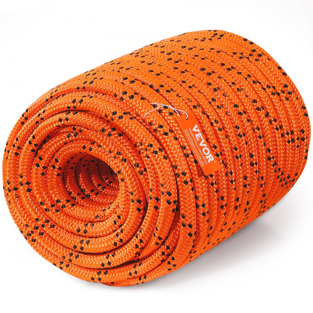 JLDL19-64 - 3/4" x 220ft Double Braided Polyester Rope, 20K LBS Strength
