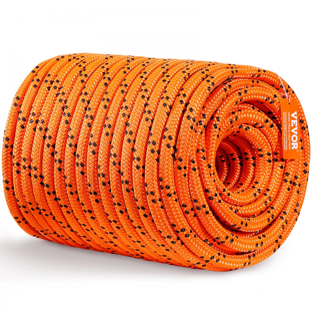 JLDL19-64 - 3/4" x 220ft Double Braided Polyester Rope, 20K LBS Strength