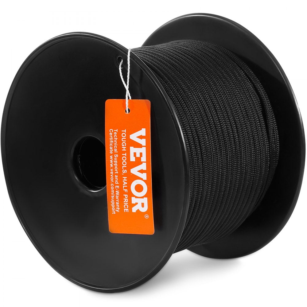 JLDL5-76 - 3/16" VEVOR 250ft Braided Nylon Cord, 720 lbs Strength