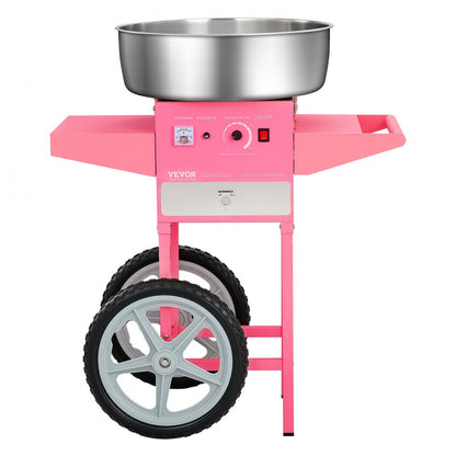 MHTJJPHCO1-S - 1000W Cotton Candy Machine with Cart and Candy Box
