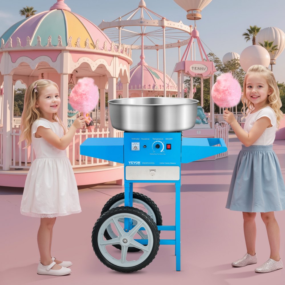 MHTJJPHCO1-S - 1000W Cotton Candy Maker with Large Bowl for Parties