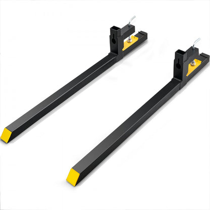 HC60-2000 - Durable 60" Pallet Forks with 2000 lbs Capacity for Loader Buckets