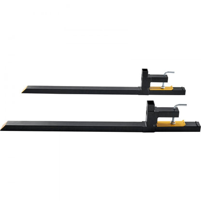 HC60-2000 - Durable 60" Pallet Forks with 2000 lbs Capacity for Loader Buckets
