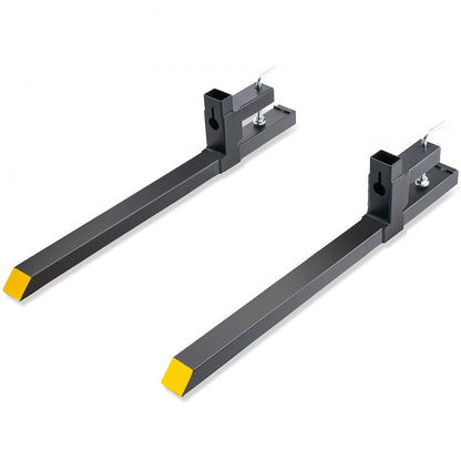 HC43-2000 - Heavy-Duty 43" Pallet Forks for 2000 lbs Capacity Tractor Use