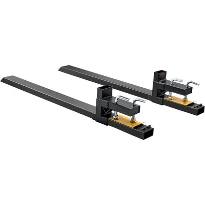 HC60-4000 - Heavy-Duty 4000 lbs Clamp-On Pallet Forks for Tractors