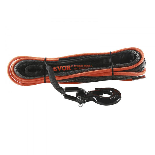 JLWR5-15 - Durable 12-Strand Synthetic Winch Rope, 8,350 lbs Capacity