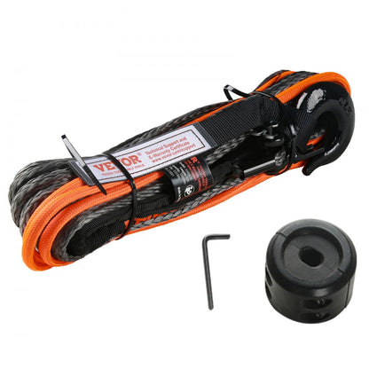 JLWR5-15 - Durable 12-Strand Synthetic Winch Rope, 8,350 lbs Capacity