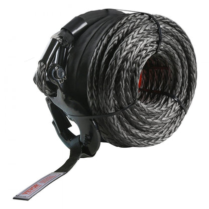 JLWR9.5-26 - 3/8" x 85' Durable Synthetic Winch Rope, 26,500 lbs Strength