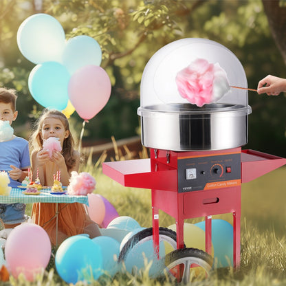 MHTJJPHC01 - High-Yield Electric Cotton Candy Machine with Stainless Steel Bowl
