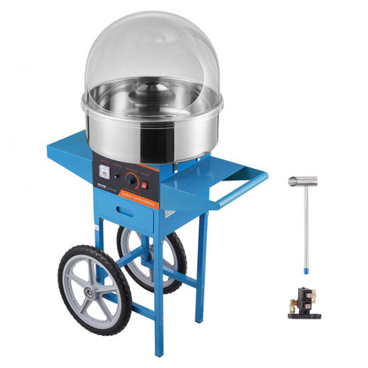 MHTJJPHC01 - 1000W Blue Cotton Candy Machine for Parties and Events