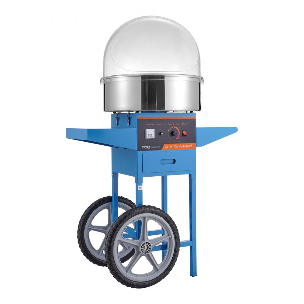 MHTJJPHC01 - 1000W Blue Cotton Candy Machine for Parties and Events