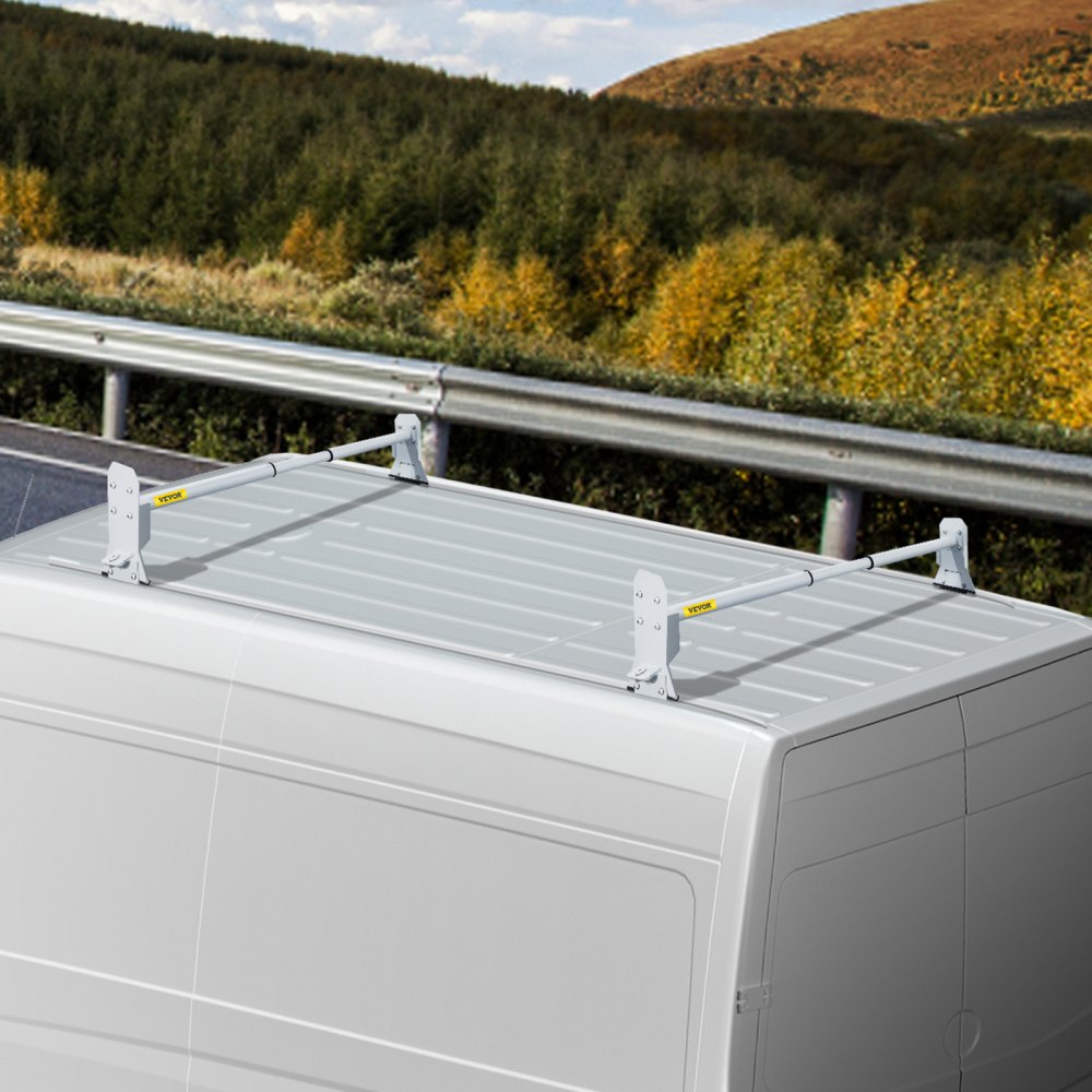 SYZ-00101 - Adjustable Steel Ladder Rack for Vans, 46.5"-68.1" Length